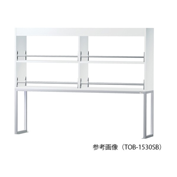 アズワン 試薬棚 TOB-1230SB 本体シロ  3-2090-12
