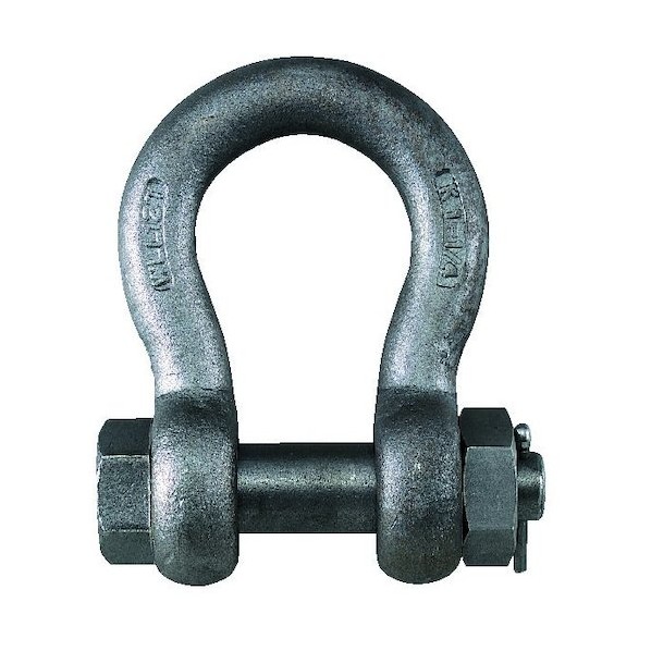 ※法人専用品※コンドーテック US型強力シャックル ボルトナット型 KS-1130 呼1-1/2 17t 024USBBW140 1点|DIY FACTORY ONLINE SHOP