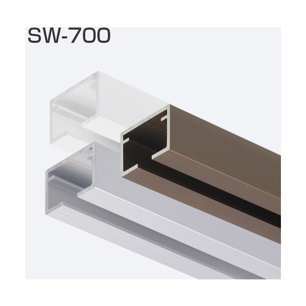SW-700 上部レール ツバなし 2000mm ホワイト 072212 11,607円