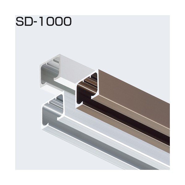 SD-1000 重量用引戸 上部レール ホワイト 1800mm 081006