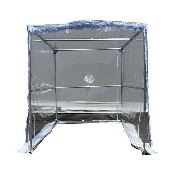 ※法人専用品※旭産業(外装材) スポットクーラー用テント 1．8×1．8×2m アルミ AS-SCT-1 1台