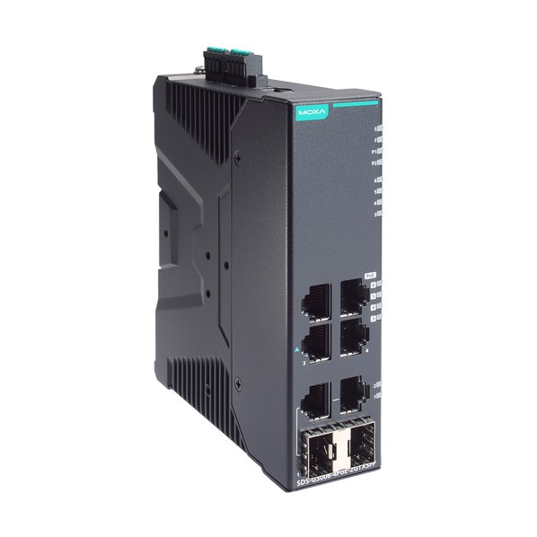工業用フルギガビットスマートイーサネットスイッチ6界面（PoE相応うRJ-45×4、ジャズバンド界面×2、PoE×4）、広広とした体温青写真 SDS-G3006-4POE-2GTXSFP-T 1個