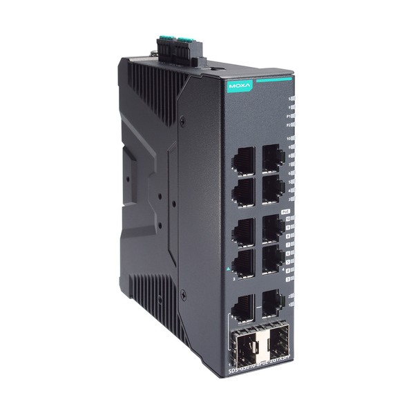 工業用フルギガビットスマートイーサネットスイッチ10界面（PoE相応うRJ-45×8、ジャズバンド界面×2） SDS-G3010-8POE-2GTXSFP 1個