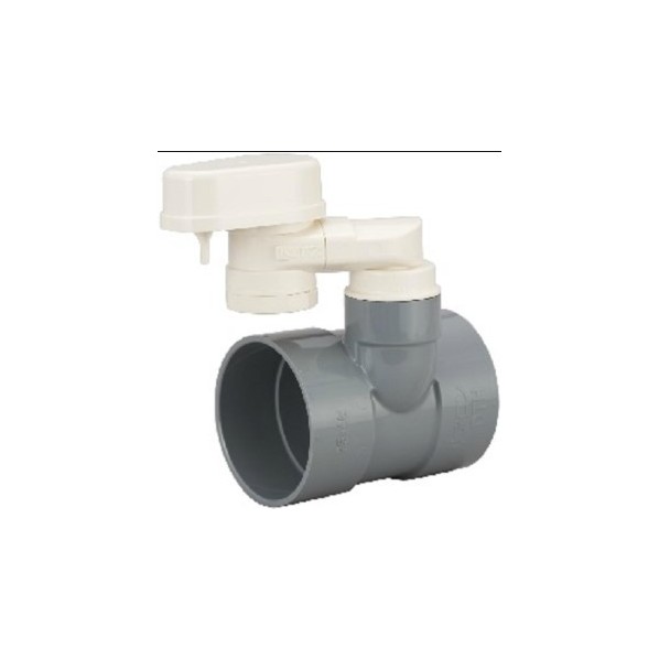 KITZ 樹脂製排水用低位設置型通気弁 AAVM-VU40A 1個