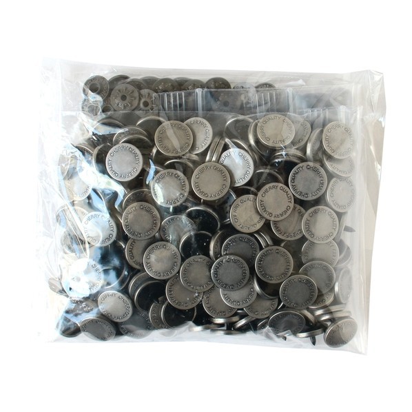 日本紐釦貿易 サンメタルスナップ 両面メタル風 15mm アンティークシルバー SMS15-2THS-100 100組｜DIY FACTORY ONLINE SHOP