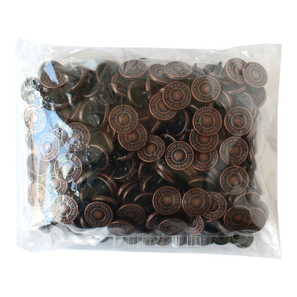 日本紐釦貿易 サンメタルスナップ 両面メタル風 15mm ブロンズ SMS15-1TAL-100 100組|DIY FACTORY ONLINE SHOP