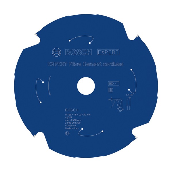 EXPERT丸のこ刃サイディング用 165&times;4T 2608902200｜DIY FACTORY ONLINE SHOP