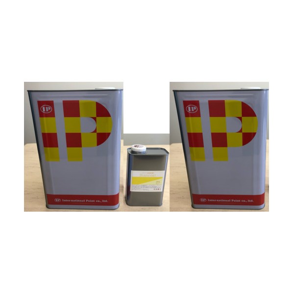 【サビ止め付】工場用かんたん施工キット（サビ止めグレー15kg＋鉄部塗装15kg＋ガラスコーティング1L）艶有りオレンジ 約50平米用 オレンジ BC101SHDIYSET50ORANGE 1式 53,940円