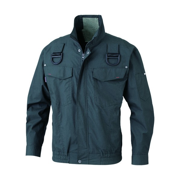 空調風神服 フルハーネス用長袖ジャケットチャコール7Lサイズ BK6247F-69-7L|DIY FACTORY ONLINE SHOP