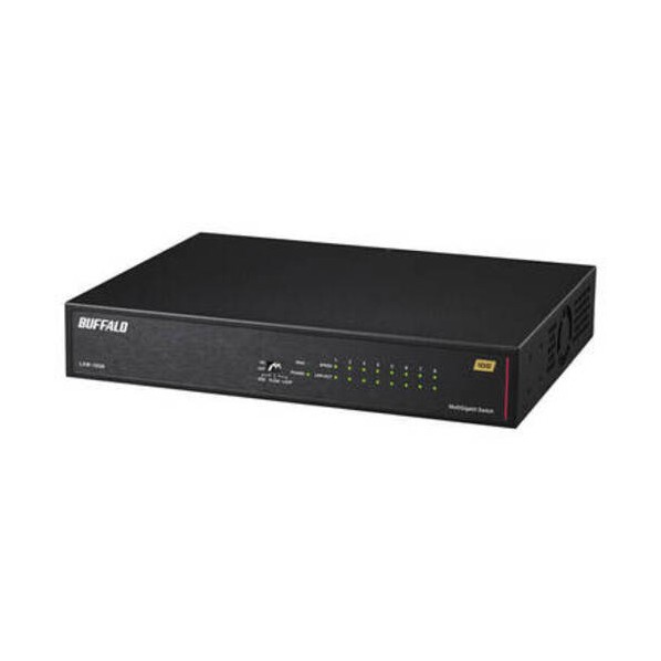 緩衝装置置き目 10GbE 8界面 スイッチングHub LXW-10G8 1個