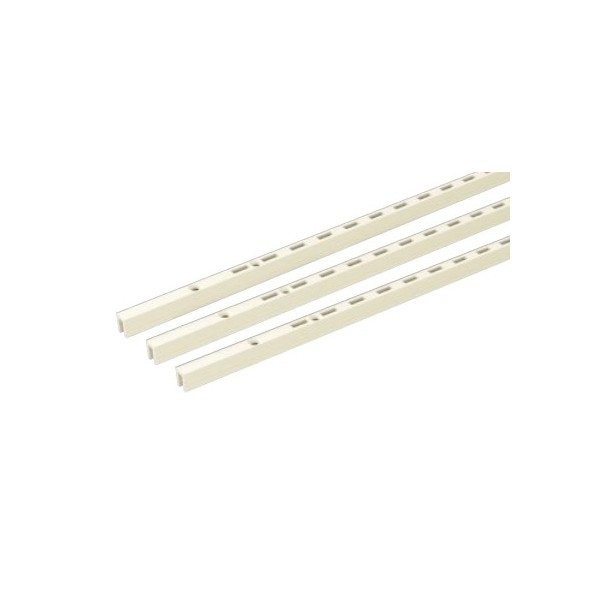 南海プライウッド 棚収納パーツ アームハング棚柱SS 中間棚受対応(3本入) 高さ1820mm SSホワイト SS-H18W-3 3本