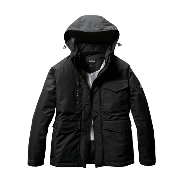 防水防寒ジャケット7620-35-XXLブラック XXL ブラック 7620-35-XXL