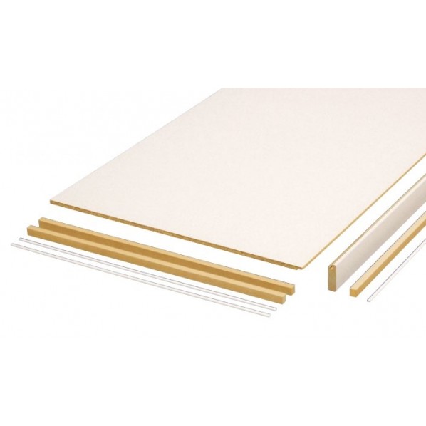 南海プライウッド 棚収納パーツ 中段セット Cシリーズ 幅1350×奥行926mm シルキーホワイト C-S4SW-A 1セット