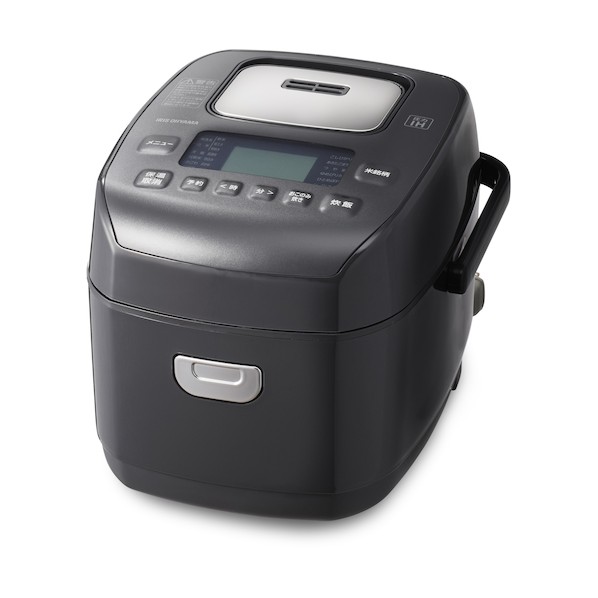 アイリスオーヤマ 100890 米屋の旨み 銘柄炊き 圧力IHジャー炊飯器3合 ブラック ブラック RC-PDA30-B(100890) 1台