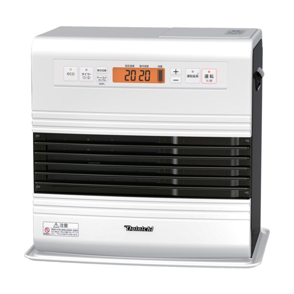 ダイニチ 石油ファンヒーターFW-5725GR-ホワイト 0015220 スノーホワイト FW-5725GR-W 1台｜DIY FACTORY ONLINE SHOP