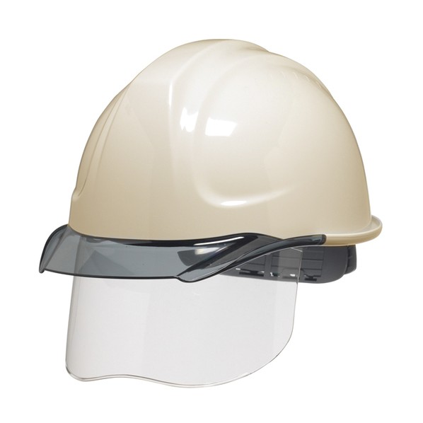 SYA-CS型ヘルメット 遮熱ホワイト/スモーク SF内装KP付 SYA-CS-SF-KP-HB-W/S
