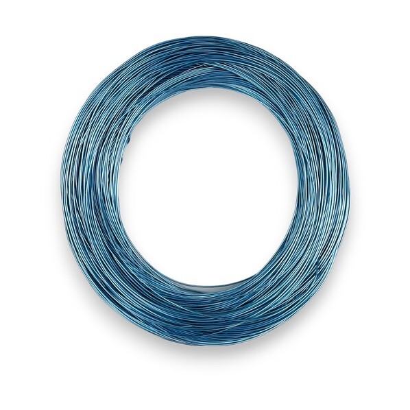 軽銀線 アクアブルー 5kg巻 2mmx600m 10155667 5KG