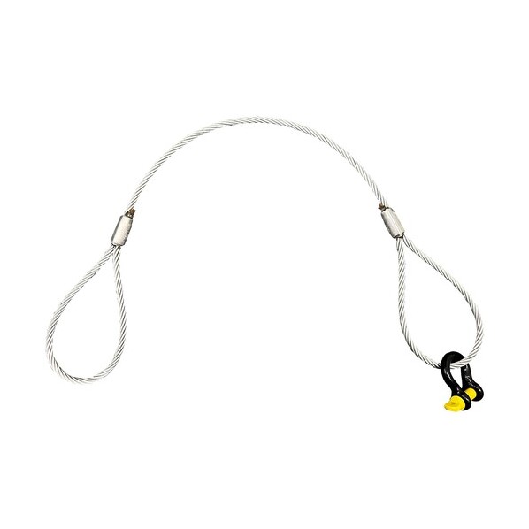タイガーロックワイヤスリング［JIS6&times;24］ ワイヤ（16mm&times;1m）＋タイガーシャックル（19mm） 10195650 1本｜DIY FACTORY ONLINE SHOP