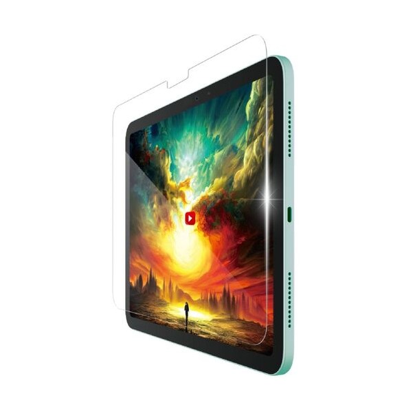 iPadAir 11インチ（M3/M2）用 ガラスフィルム 動画映え 超透明 ガイドフレーム付 TB-A25MFLGAR