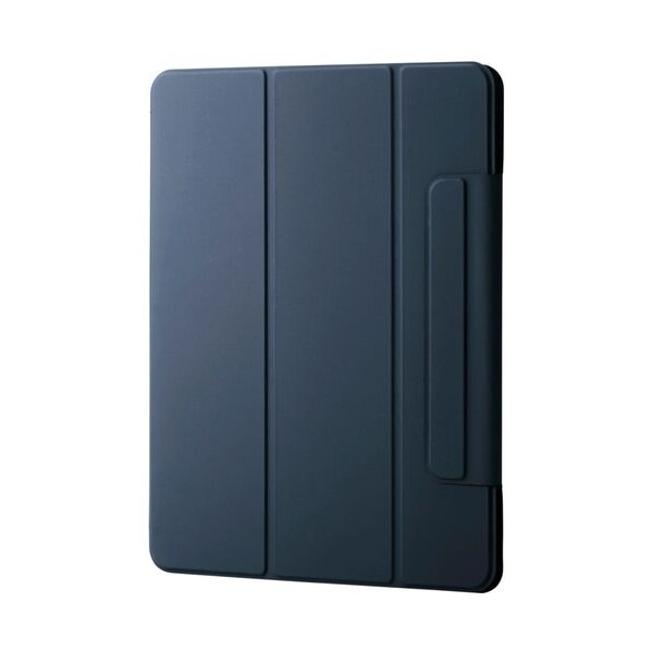 13インチiPadAir M2用フラップケース 超薄型 マグネット スリープ対応 ネイビー ネイビー TB-A25XWVPF2NV