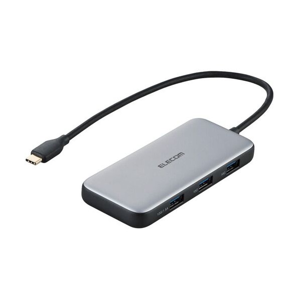 エレコム Type-C ドッキングステーション USB PD対応 4K 60Hz対応 シルバー DST-C26SV