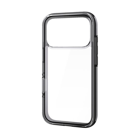 iPhone 17 Pro用ハイブリッドケース AirShock 全周エアバッグ ブラック ブラック PM-A25CHVAIR2BK