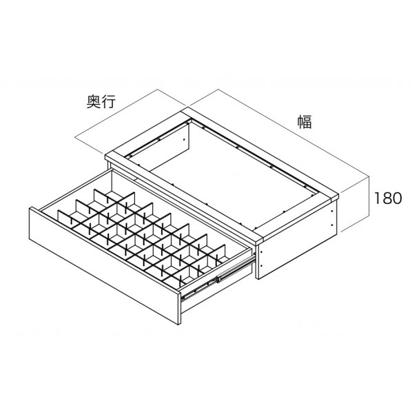 南海プライウッド 収納材 ギャラリーケース 奥行590mm×幅600mm シェルホワイト N3GC-D6W06-LW 1セット