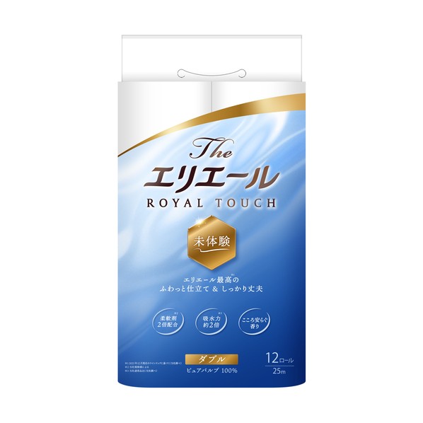 Theエリエールトイレットティシュー ダブル12R 21001153 6PK
