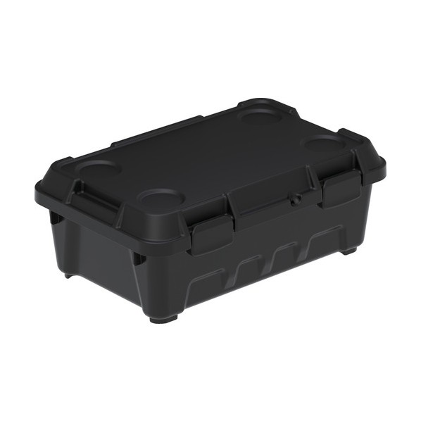納めるボックス席 860359 エコンストッカー＃600 浅型 黒いこと 黒いこと 86035901BK901