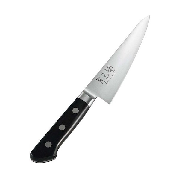 角三郎 御機嫌炭素10A ツバ付パッカー柄 骨スキ角 15糎 1251990