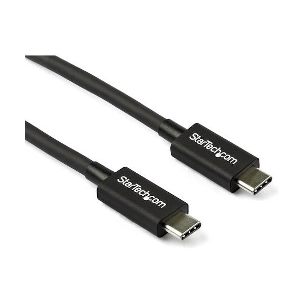 Thunderbolt 3 有線テレビ/80糎/USB-C, DP取り替えっこ/40Gbps/黒いこと TBLT34MM80コマーシャル 1本