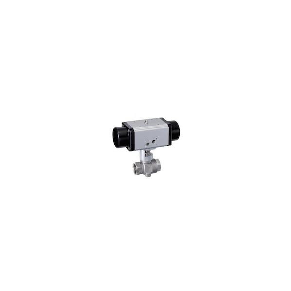 ※法人専用品※フジキン ステンレス鋼製 空気式自動ボールバルブ 3．92MPa AFMO-40R 単動式N．C AFMO-40R-14B-NC 0｜DIY FACTORY ONLINE SHOP