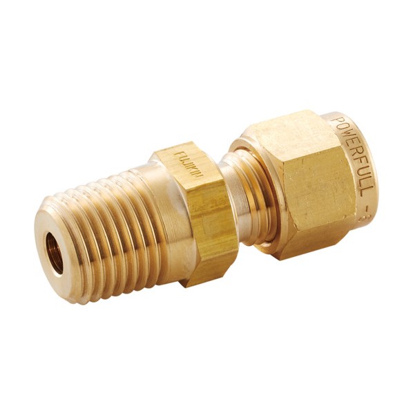 ※法人専用品※フジキン 黄銅製パワフルロック継手＿4．9MPa＿PDW PDWH-9.52DN-R 0｜DIY FACTORY ONLINE SHOP 13,783円