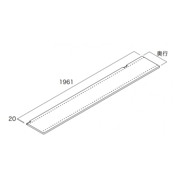 南海プライウッド ウォールゼット エノーク2 側板 奥行295mm アッシュウォールナット E2TG-D3H19-2-AJ-A 1セット