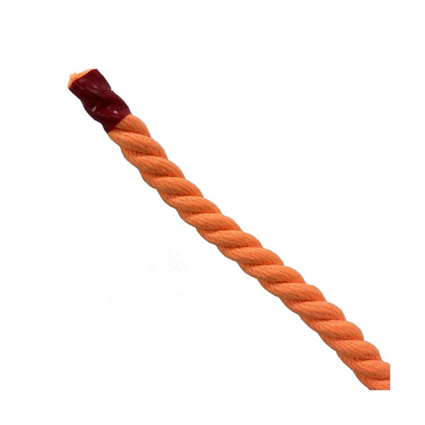 エステルスパン蛍光カラーロープ オレンジ 12mm×200m 蛍光オレンジ 6300063411 1巻