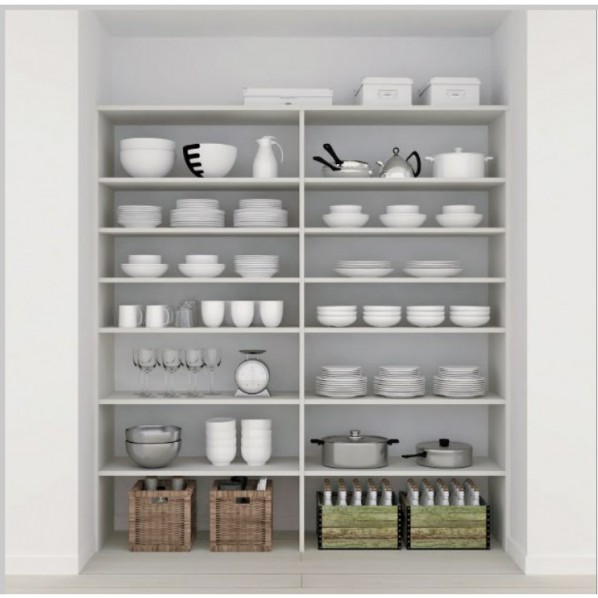 南海プライウッド キッチンパネル収納 フリモ 6尺 シェルホワイト AC000113LW 1セット|DIY FACTORY ONLINE SHOP