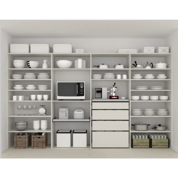 南海プライウッド キッチンパネル収納 フリモ 12尺 アッシュウォールナット AC001514AJ 1セット|DIY FACTORY ONLINE SHOP