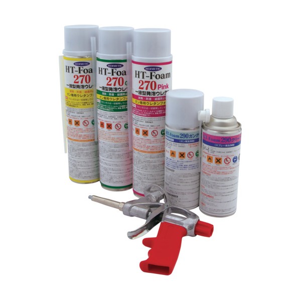 発泡ウレタン HTーFoamガンセットピンク ピンク HT-FOAMGUNSETPK|DIY FACTORY ONLINE SHOP