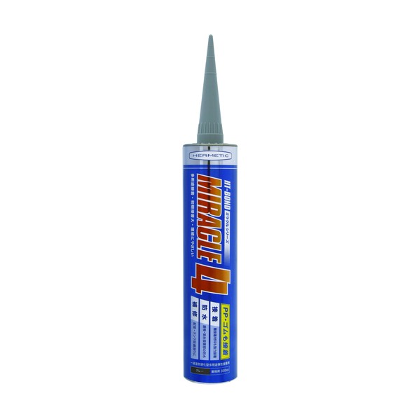 多用途弾性防水接着剤 Miracle4-PP グレー 330ml 330 グレー MIRACLE4-PPGY330