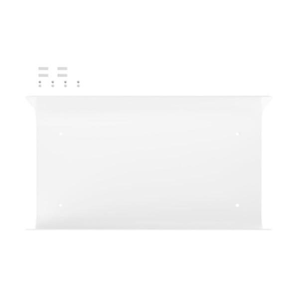 59055 スチールシェルフ コの字 280×100×150mm ホワイト ホワイト 59055