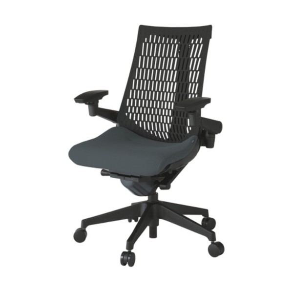 ※法人専用品※イトーキ 椅子 アクトチェア 可動肘 エラストマーバック KG447PS-T1W2T1 1脚|DIY FACTORY ONLINE SHOP
