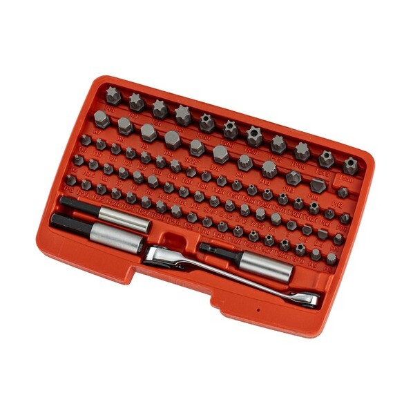 80PCS ダブルエンドミニラチェットビットセット JTC7801A