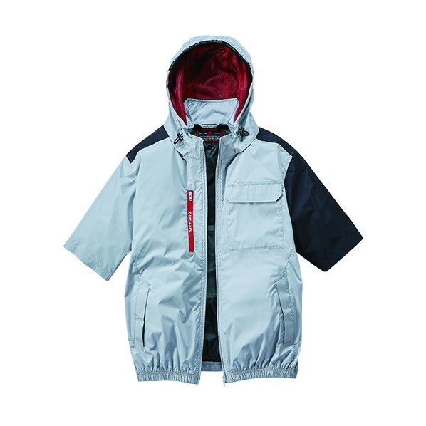 空調服半袖ブルゾン シックグレー Lサイズ L シックグレー 74370-066-L