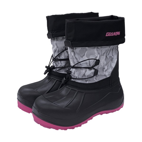 GIAN94 ワークブーツ シルバー/ピンク M 24.5～25.0 シルバー/ピンク 249095