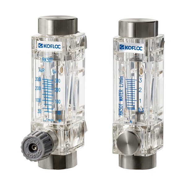 大磁場用脂製流出米突 RK50T-V-3/8-WATER-3L/MIN