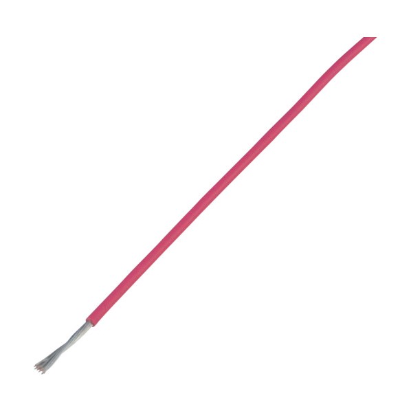 UL難燃架橋ポリエチレン絶縁電線 赤 610m UL3265 AWG20 RD-610M