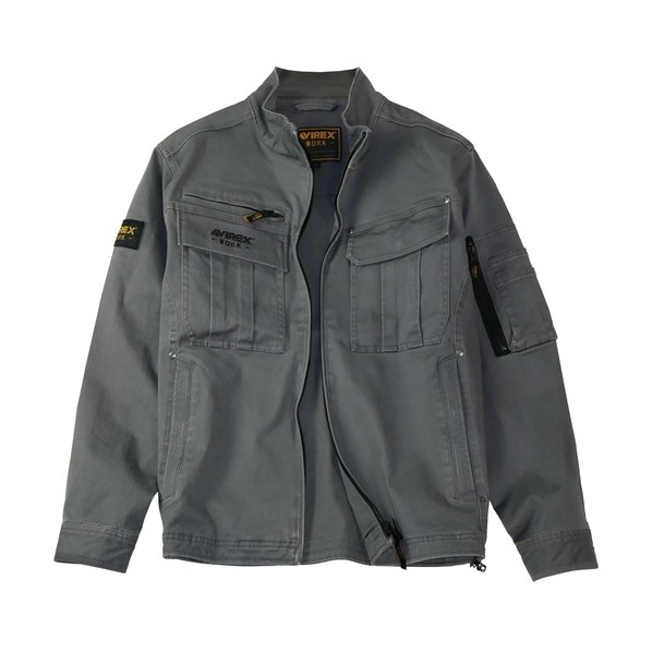 【2025年11月発売予定】ワークジャケット スチールグレー 3L 3L スチールグレー AV405-402-3L 1着|DIY FACTORY ONLINE SHOP