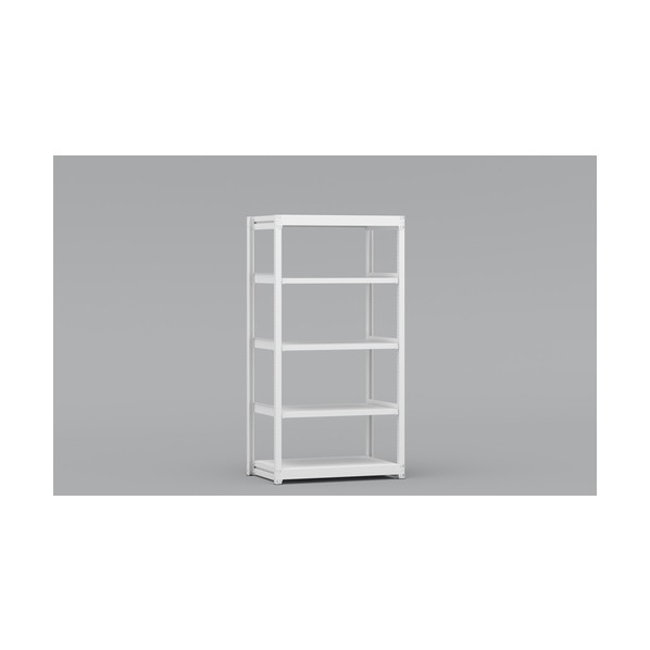 ※法人専用品※金剛 中軽量棚BLM 基本 有効4段 900&times;600&times;1800 ホワイト BLM361-605SOR 0｜DIY FACTORY ONLINE SHOP 65,901円