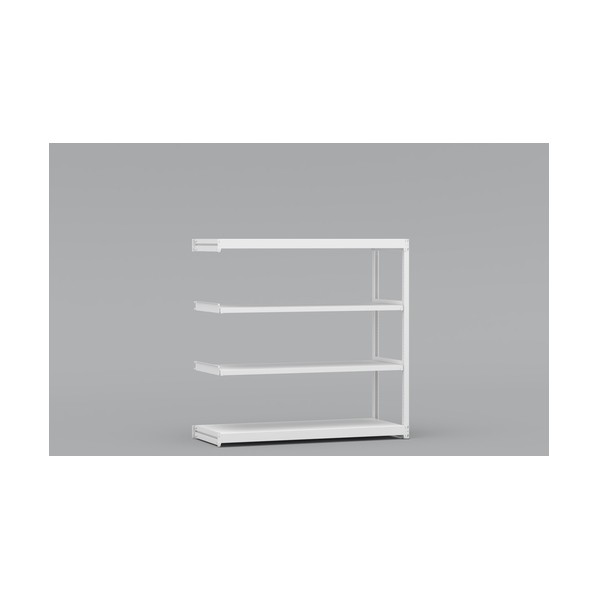 ※法人専用品※金剛 中軽量棚BLM 連結 有効3段 1500×600×1500 ホワイト BLM551-604SAR 0|DIY FACTORY ONLINE SHOP