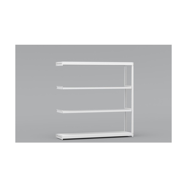 中軽量棚BLM 連結 有効3段 1800×450×1800 ホワイト BLM661-454SAR 43,485円